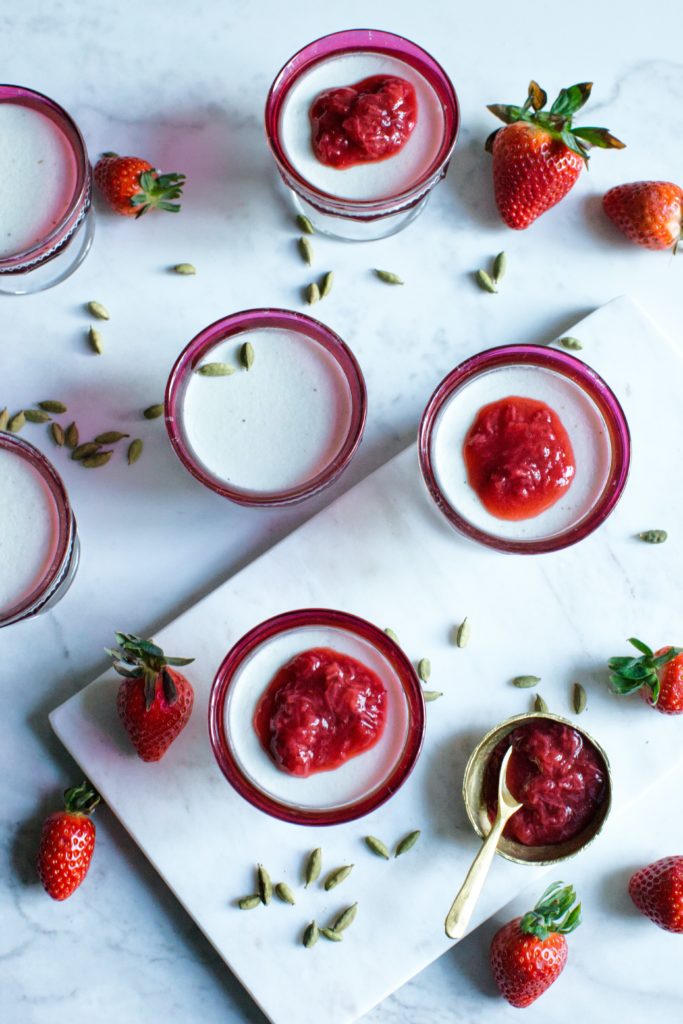 budino fragola e limone