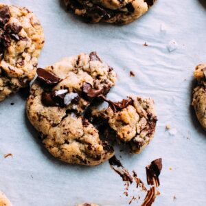 cookies con gocce di cioccolato