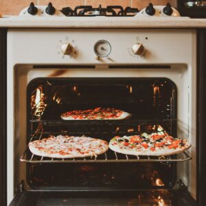 pizza in teglia in forno